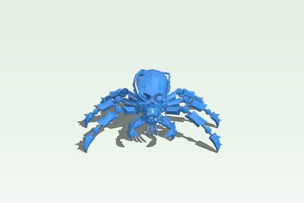 darkmech - skull familiar | 3d print model