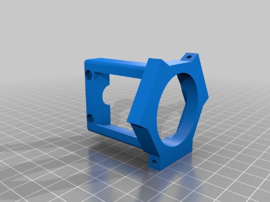 101hero printhead carrier e3d | 3d print model