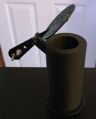 Diesel Exhaust with Flapper 50mm fan IKEA Lack | 3d print model