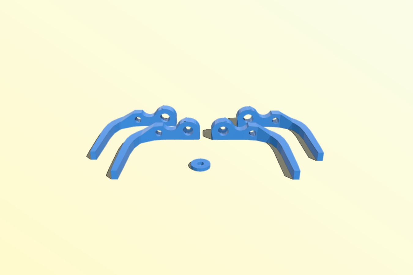 micro hexapod legs