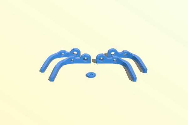 micro hexapod legs | 3d print model