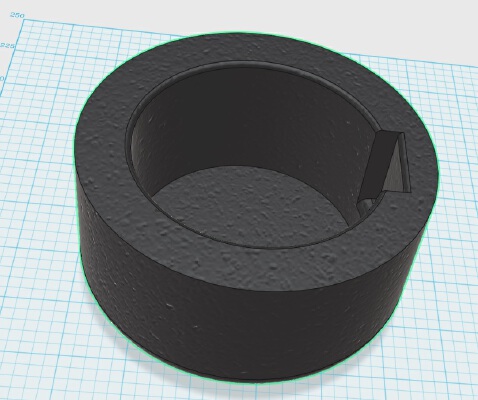 Speaker Pod _ Housing with mounting bracket for 4 inch Diameter Speaker | 3d print model
