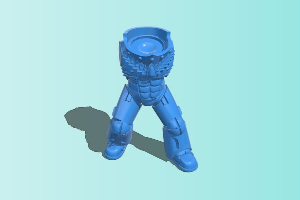 Space Golden Warrior Body | 3d print model