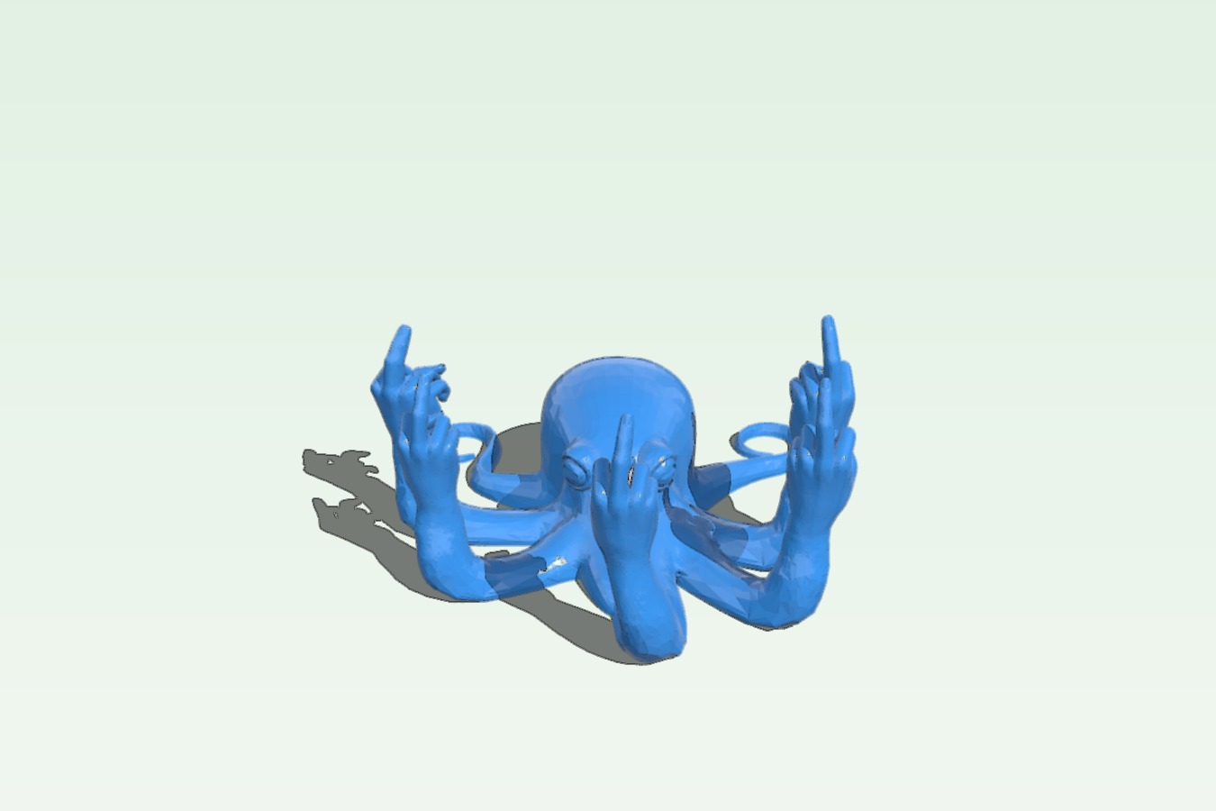 Fucktopus - Removed Text (Flat Bottom, Smoothed Version)