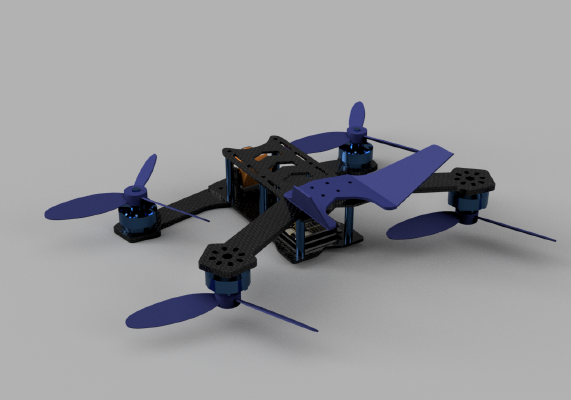 FPVBitch - FPV Racing Quad (work in progress) | 3d print model