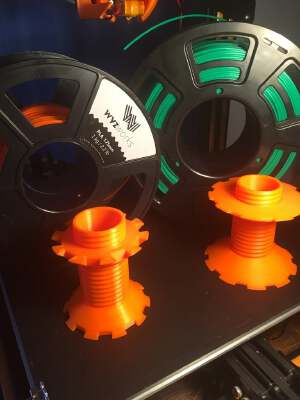 Creality CR-10 Spool Adapter - Large and Small | 3d print model