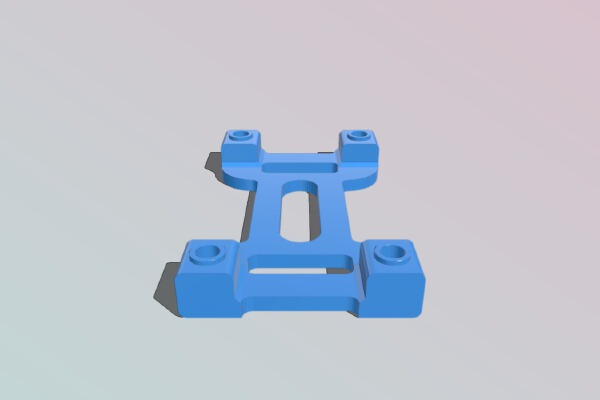 Tronxy X3 Bed Fix Stabilizer Y axis | 3d print model