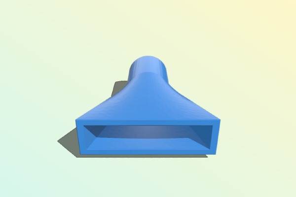 Aquarium fish tank outlet water diverter nozzle | 3d print model