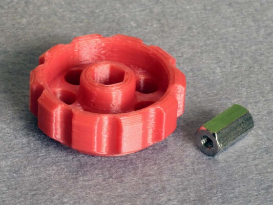 Bed leveling knob for JGAURORA A3 | 3d print model