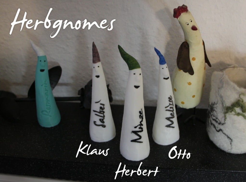 Herbgnomes - Customizable Mini Gnomes for your Herb Garden