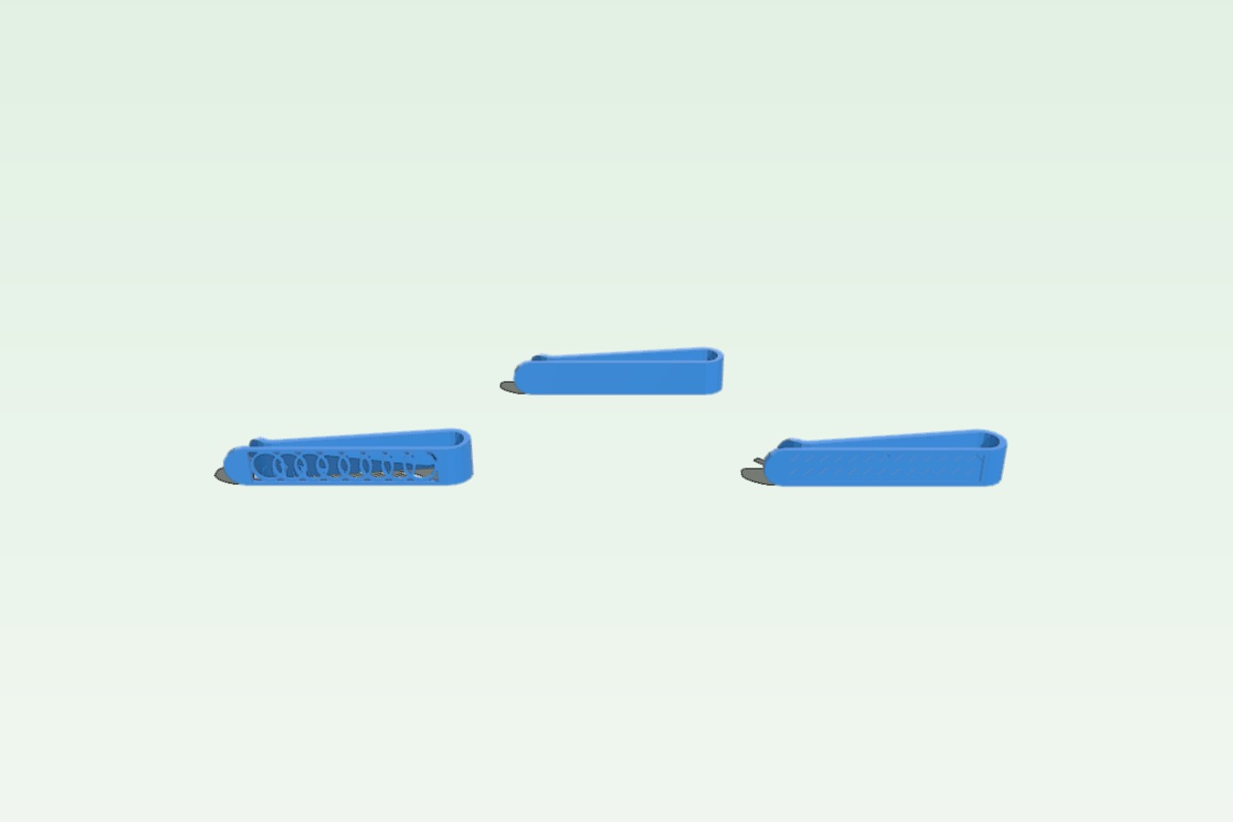 3 Tie Clips