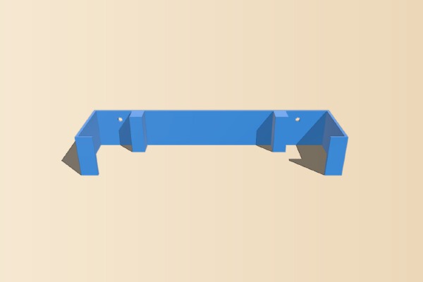 Linksys WRT54G Router _ AP Wall Mount | 3d print model