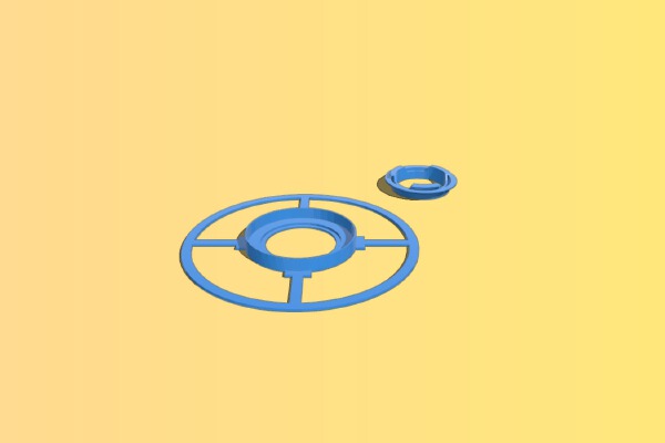 Filament spool holder for Creatr 3D printer | 3d print model