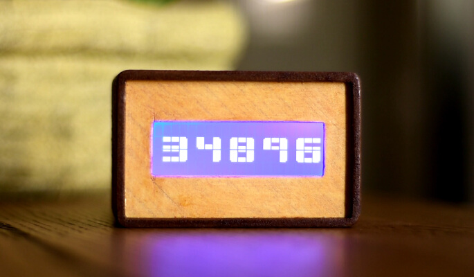 YouTube Subscriber Counter with 20x4 LCD and ESP8266 | 3d print model