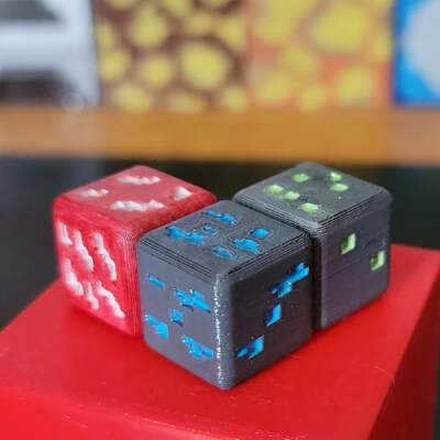 Minecraft Dice | 3d print model