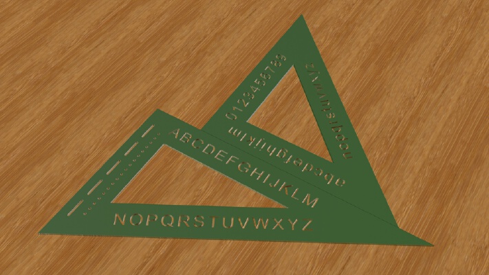 set square | 3d print model