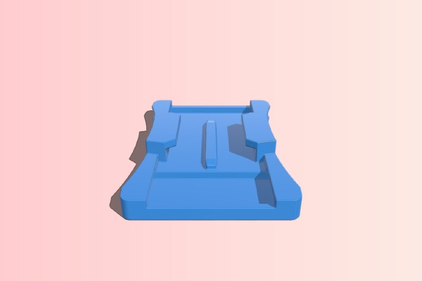 GoPro Velcro Strap Mount 02 | 3d print model