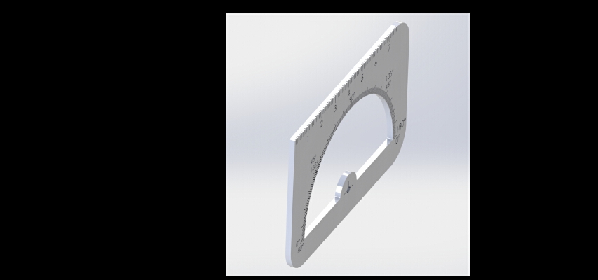 Credit card ruler | 3d print model