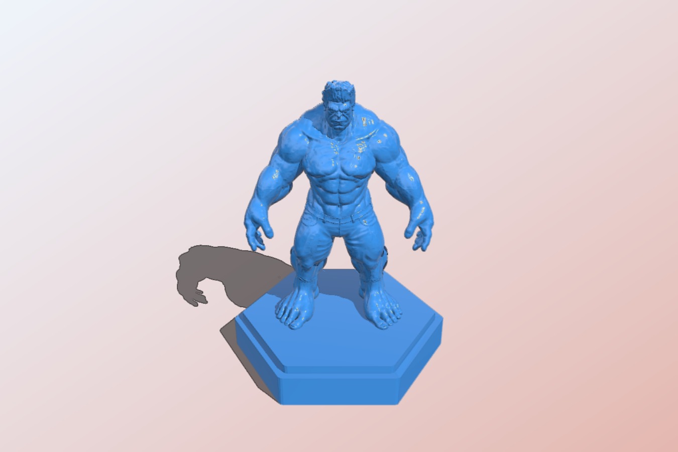 Super hero Hulk figure