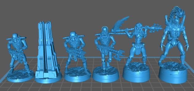 Cyborg Chess Set | 3d print model