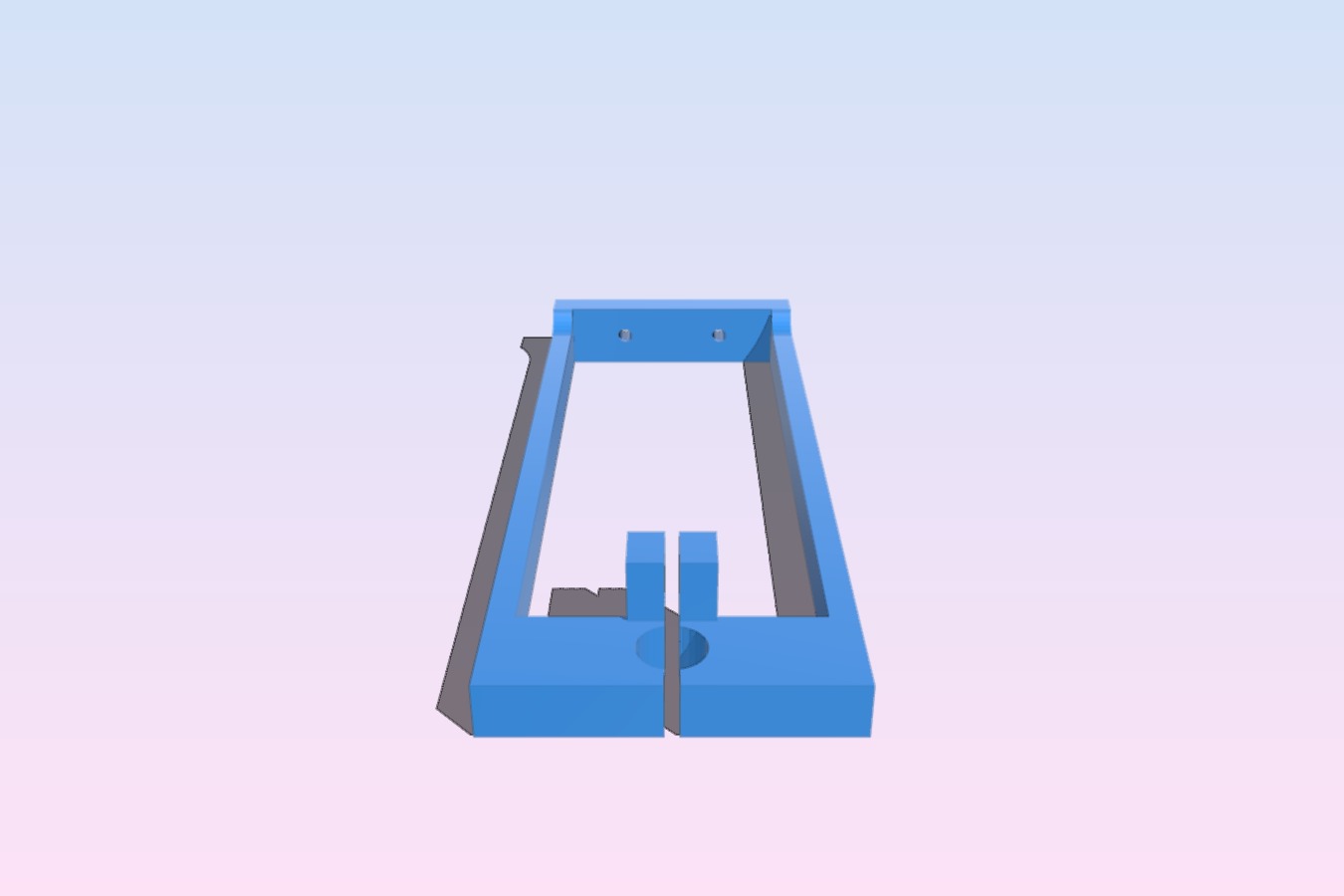 Z-axis center clamp for Portabee 3D printer