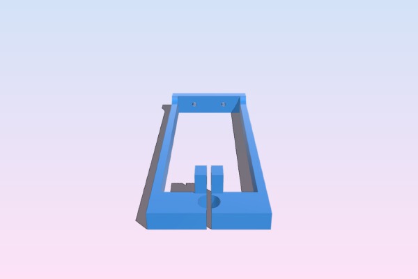 Z-axis center clamp for Portabee 3D printer | 3d print model