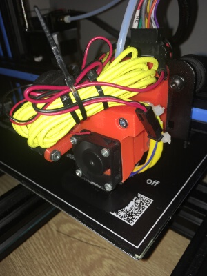 Geeetech a10 - E3d V6 mount | 3d print model