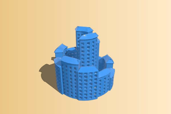 Spiral city | 3d print model