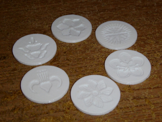 Pai Sho tiles | 3d print model