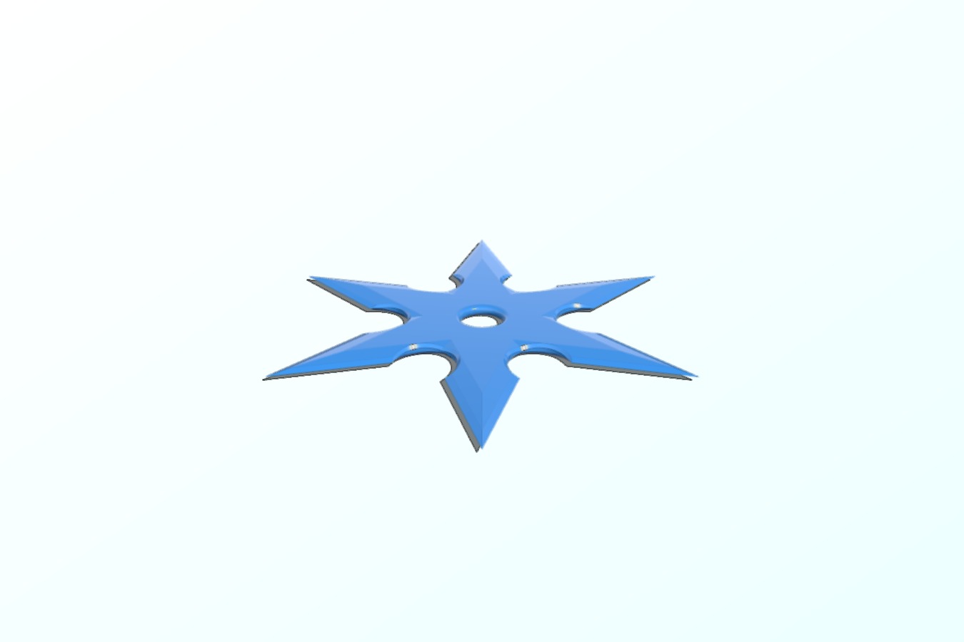 6 pointed shuriken