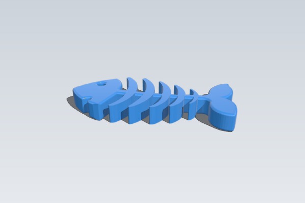 Fish Bone Hair Pick_Comb | 3d print model
