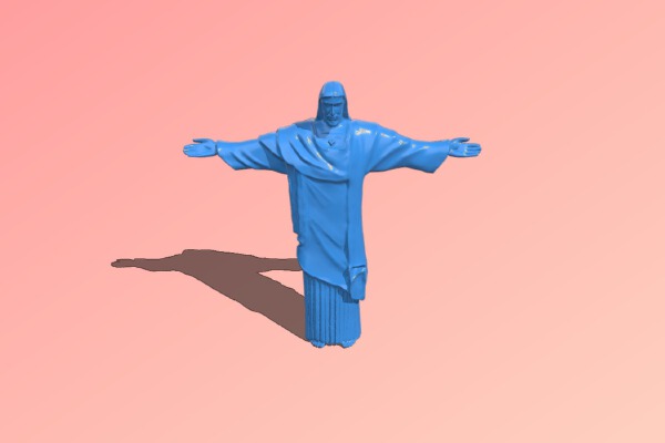 Christ the Redeemer in Rio de Janeiro, Brazil | 3d print model