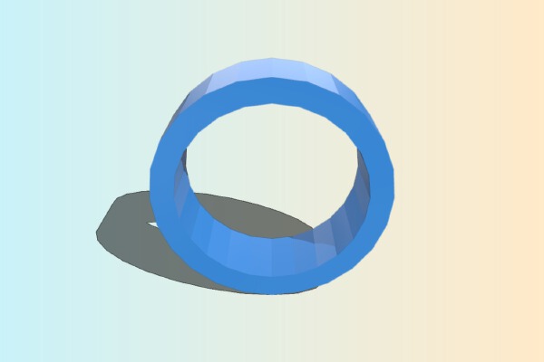 3mm ball lens retainer ring | 3d print model