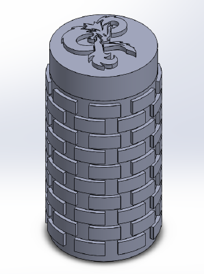 DnD Dice Container | 3d print model