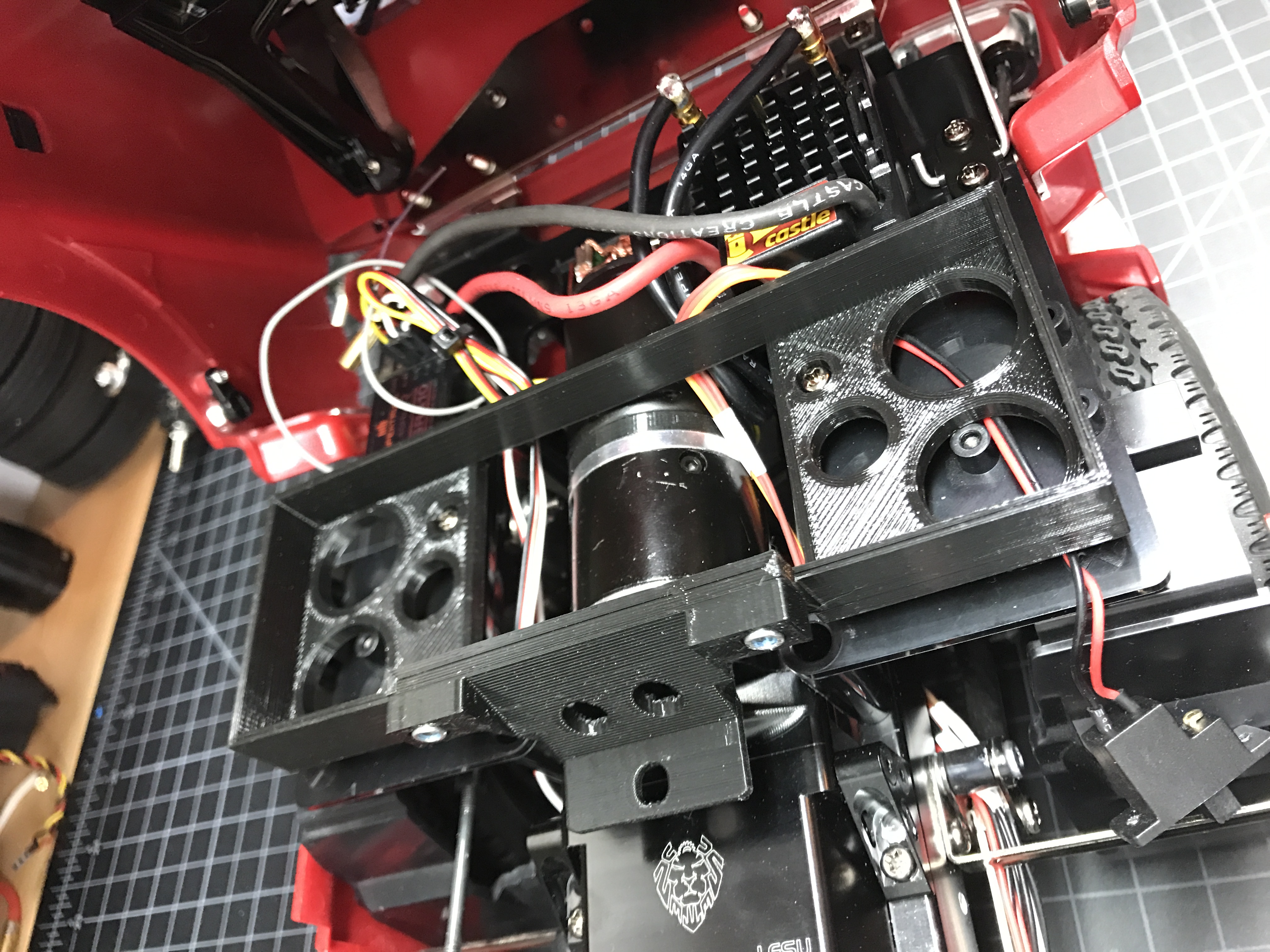 Tamiya Truck 1_14 Euro Cab Mounted Battery Box