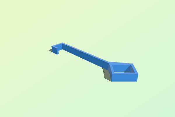 Simple LED (jedi 3x0.72W 9 LED) Clip for Ultimaker | 3d print model