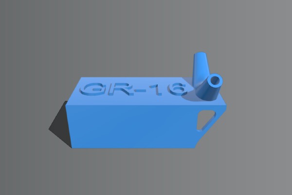 Graupner HOTT GR-16 mount | 3d print model