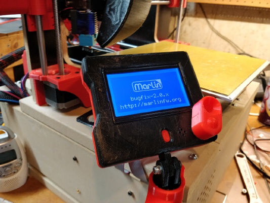 Pivot Mount for Full Graphic Smart LCD Controller | 3d print model
