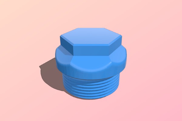 AR15 Buffer Plug | 3d print model