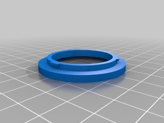 Bay I to 37_39mm filter adapter | 3d print model