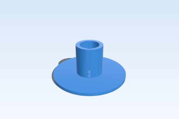 Flashlight light bulb base (incandescent) | 3d print model