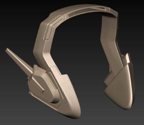 Overwatch D.Va Headset remodeled | 3d print model