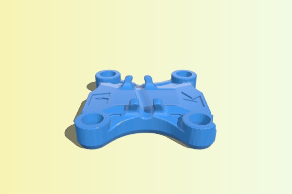 GIGA Crusher Fuel tank Mount for T-Maxx fuel tanks V2 | 3d print model