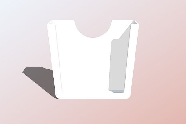 Simple LED Strip Remote Holder | 3d print model