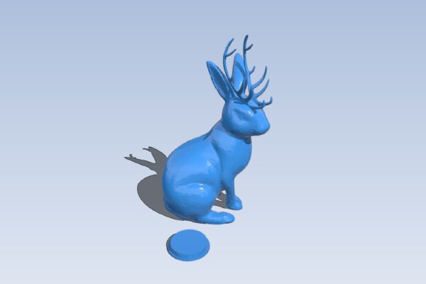 Jackalope bank | 3d print model