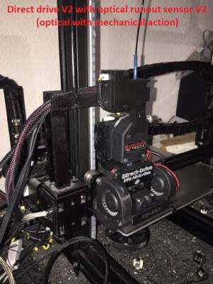 Direct drive bondtech CR-10_CR-10S with drag chain and cam | 3d print model