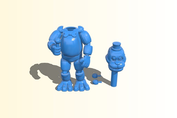 Freddy Fazbear 3D printer | 3d print model