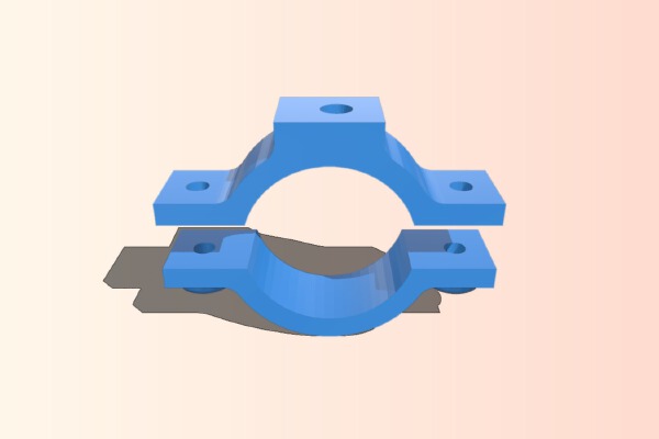 Tube mount sony az1 | 3d print model
