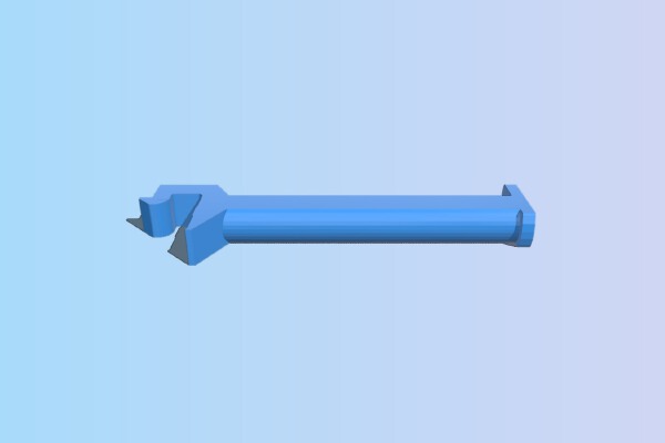 Snap-in Spool Holder for 8020 | 3d print model