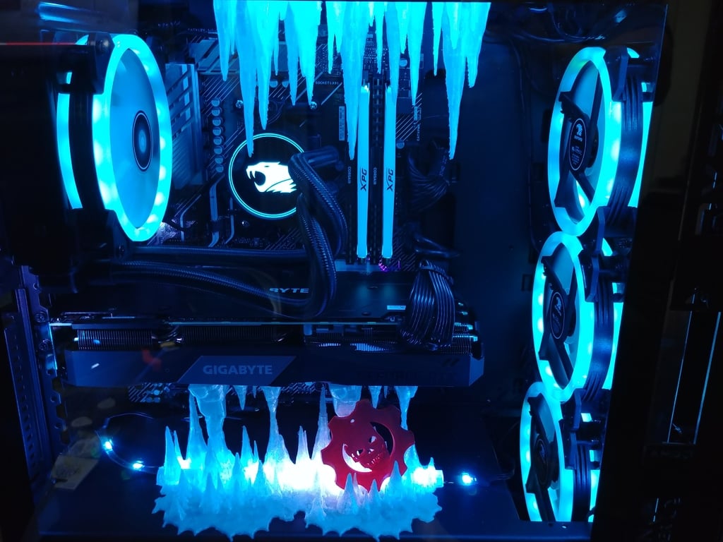 GPU Support ice and Case Decoration